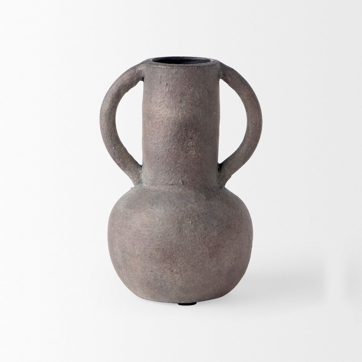 Armani 6.7H Brown-Gray Double Ear Vase from Mercana - Luna Furniture