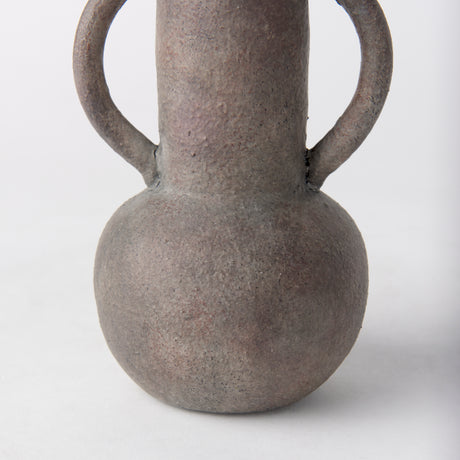 Armani 6.7H Brown-Gray Double Ear Vase from Mercana - Luna Furniture