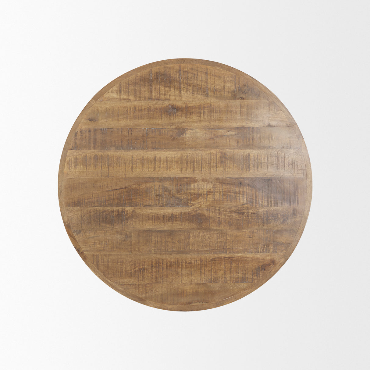 Rosie 36.0L x 36.0W x 16.0H Round Medium Brown Wood Coffee Table from Mercana - Luna Furniture