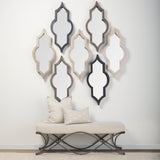 Tamanar 15.0 x 3.0 x 34.1 Black Wood Frame Wall Mirror from Mercana - Luna Furniture