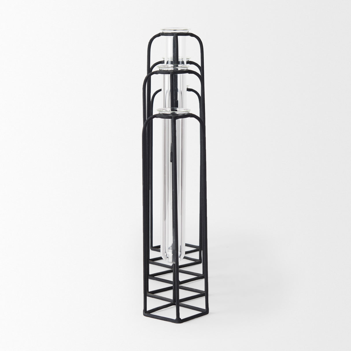 Mila 13.4L x 2.5W x 11.0H Metal and Glass Decorative Accent from Mercana - Luna Furniture
