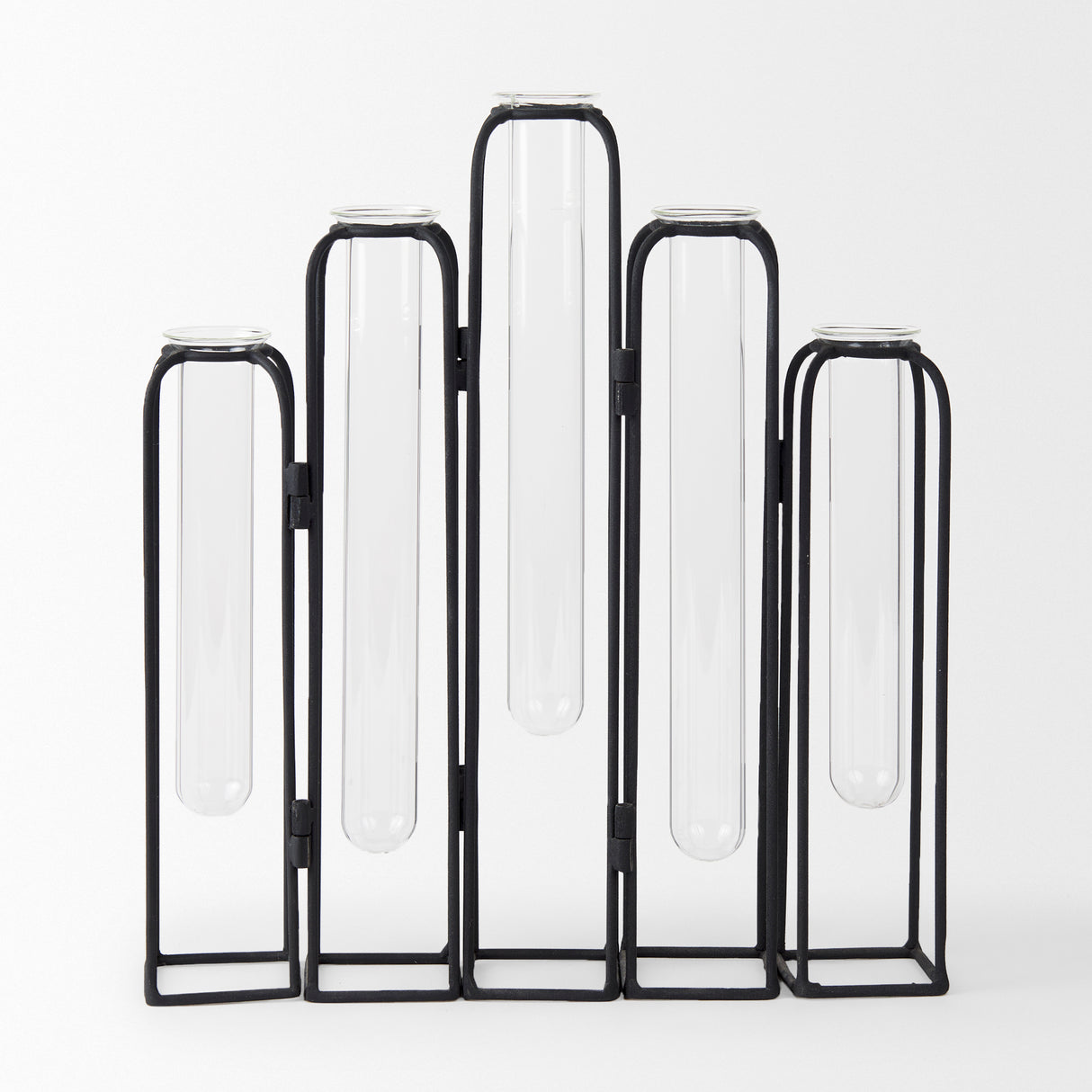 Mila 13.4L x 2.5W x 11.0H Metal and Glass Decorative Accent from Mercana - Luna Furniture