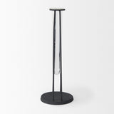 Aria 4.5L x 3.9W x 11.0H Metal and Glass Holder Object from Mercana - Luna Furniture