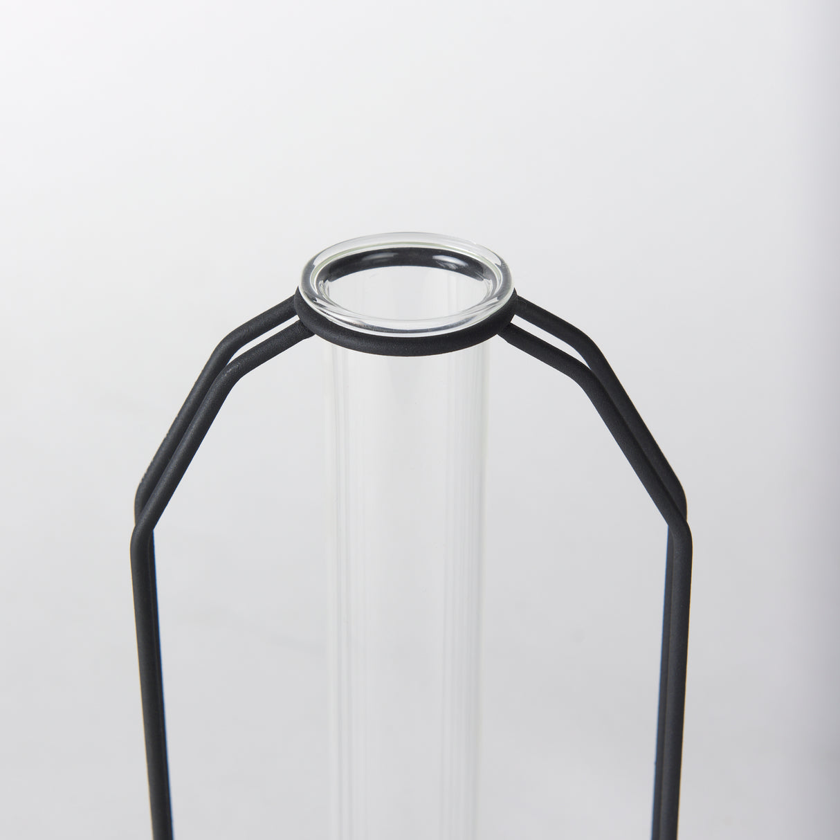 Aria 4.5L x 3.9W x 11.0H Metal and Glass Holder Object from Mercana - Luna Furniture