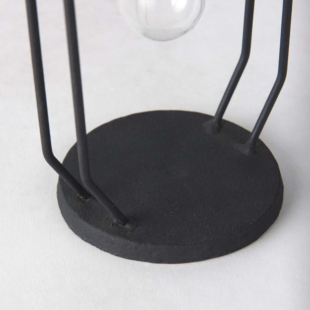 Aria 4.5L x 3.9W x 11.0H Metal and Glass Holder Object from Mercana - Luna Furniture
