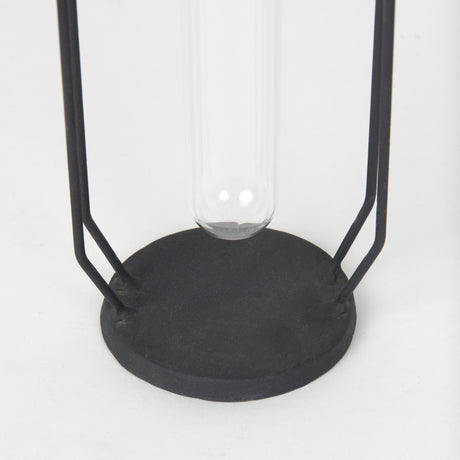 Aria 4.3L x 3.9W x 9.6H Metal and Glass Decorative Accent from Mercana - Luna Furniture