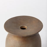 Rylee 7.7H Medium Brown Ceramic Vase from Mercana - Luna Furniture