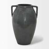 Kora Medium Dark Metallic Double Ear Vase from Mercana - Luna Furniture