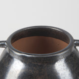 Kora Medium Dark Metallic Double Ear Vase from Mercana - Luna Furniture