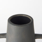 Kilian Tall Matte Brown-Gray Double Ear Vase from Mercana - Luna Furniture