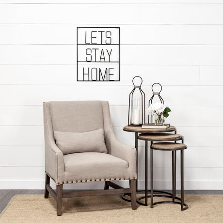 Let's Stay Home Sign from Mercana - Luna Furniture