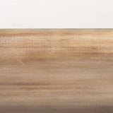 Carver Set of 2 Oblong White Washed Wood Footed Trays from Mercana - Luna Furniture