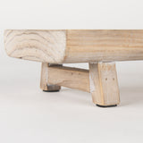 Carver Set of 2 Rectangular White Washed Wood Trays from Mercana - Luna Furniture