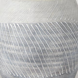 Blume 10H Off-White w/ Gray Textured Vase from Mercana - Luna Furniture