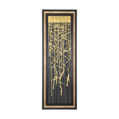Midas Touch I by Barbara Fleming a Hand Embelished Textured Framed Art Print Matted under Glass from Mercana - Luna Furniture