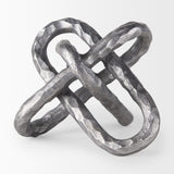 Wilhelm I (Small) 7L x 7W Silver Metal Link Decor Object from Mercana - Luna Furniture
