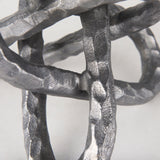 Wilhelm I (Small) 7L x 7W Silver Metal Link Decor Object from Mercana - Luna Furniture