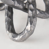 Wilhelm I (Small) 7L x 7W Silver Metal Link Decor Object from Mercana - Luna Furniture