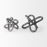 Wilhelm I (Small) 7L x 7W Silver Metal Link Decor Object from Mercana - Luna Furniture