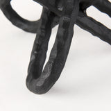 Wilhelm II (Large) 10L x 10W Black Metal Link Decor Object from Mercana - Luna Furniture