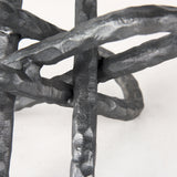 Wilhelm II (Large) 10L x 10W Silver Metal Link Decor Object from Mercana - Luna Furniture