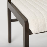Tahoe Cream Fabric and Black-Brown Wood Dining Chair from Mercana - Luna Furniture