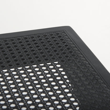 Arvin 59.1L x 17.7W x 18.1H Black Wooden Bench from Mercana - Luna Furniture