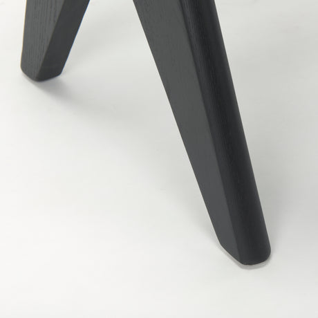 Arvin 59.1L x 17.7W x 18.1H Black Wooden Bench from Mercana - Luna Furniture