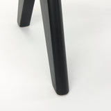Arvin 21.7L x 17.7W x 18.1H Black Wooden Stool from Mercana - Luna Furniture