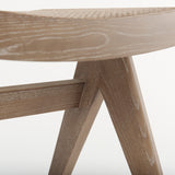 Arvin 21.7L x 17.7W x 18.1H Medium Brown Wooden Stool from Mercana - Luna Furniture