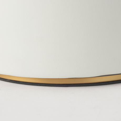Javier 18.0L x 18.0W x 30.75H Light Base W/Cream Shade Table Lamp from Mercana - Luna Furniture