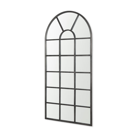Dionne 31.9L x 1.1W x 63.0H Black Iron Wall Mirror from Mercana - Luna Furniture