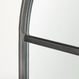Dionne 31.9L x 1.1W x 63.0H Black Iron Wall Mirror from Mercana - Luna Furniture