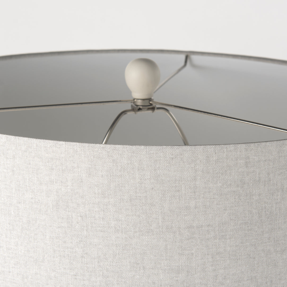 Cato 20.0L x 20.0W x 33.5H Cream Base W/White Shade Table Lamp from Mercana - Luna Furniture