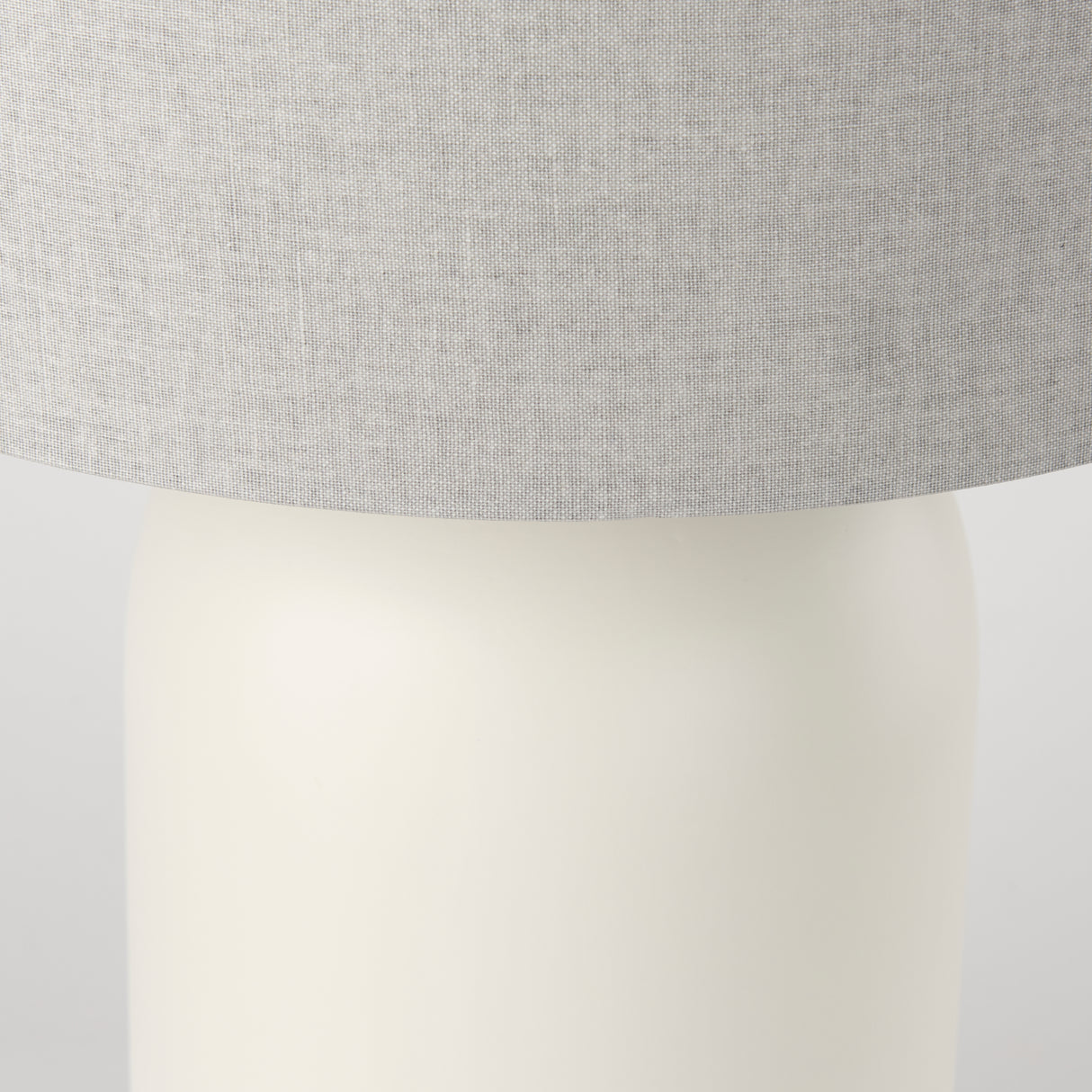 Cato 20.0L x 20.0W x 33.5H Cream Base W/White Shade Table Lamp from Mercana - Luna Furniture