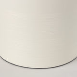 Cato 20.0L x 20.0W x 33.5H Cream Base W/White Shade Table Lamp from Mercana - Luna Furniture