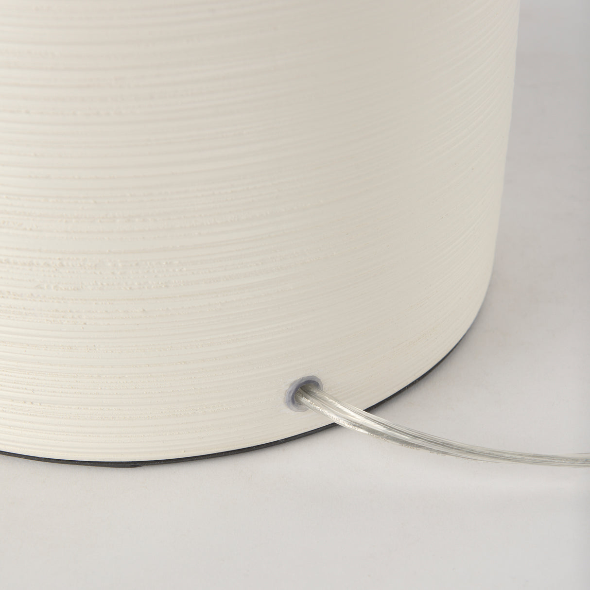 Cato 20.0L x 20.0W x 33.5H Cream Base W/White Shade Table Lamp from Mercana - Luna Furniture