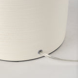 Cato 20.0L x 20.0W x 33.5H Cream Base W/White Shade Table Lamp from Mercana - Luna Furniture