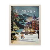 Blue Mountain by Mercana Studio a Hand Embellished Textured Framed Art Print from Mercana - Luna Furniture