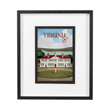 Virginia Go USA (M) by Mercana Studio a Framed Art Print Matted under Glass from Mercana - Luna Furniture