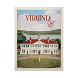 Virginia Go USA (L) by Mercana Studio a Hand Embellished Decograph Framed Art Print from Mercana - Luna Furniture