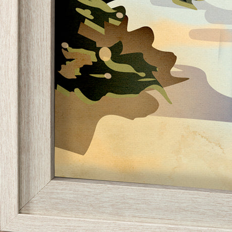 Blue Mountain by Simeng a Framed Art Print Matted under Glass from Mercana - Luna Furniture