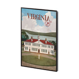 Virginia Go USA (SM) by Mercana Studio a Hand Embellished Decograph Framed Art Print from Mercana - Luna Furniture
