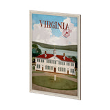 Virginia Go USA (XL) by Mercana Studio a Hand Embellished Decograph Framed Art Print under Glass from Mercana - Luna Furniture