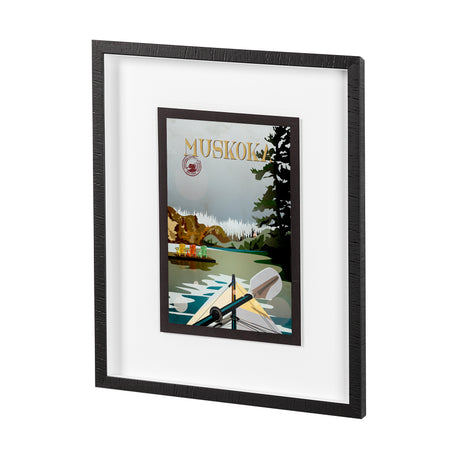 Muskoka Go Canada (M) by Merana Studio a Framed Art Print Matted under Glass from Mercana - Luna Furniture