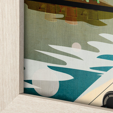 Muskoka Go Canada (L) by Mercana Studio a Hand Embellished Decograph Framed Art Print from Mercana - Luna Furniture
