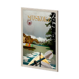 Muskoka Go Canada (XL) by Mercana Studio a Hand Embellished Decograph Framed Art Print under Glass from Mercana - Luna Furniture