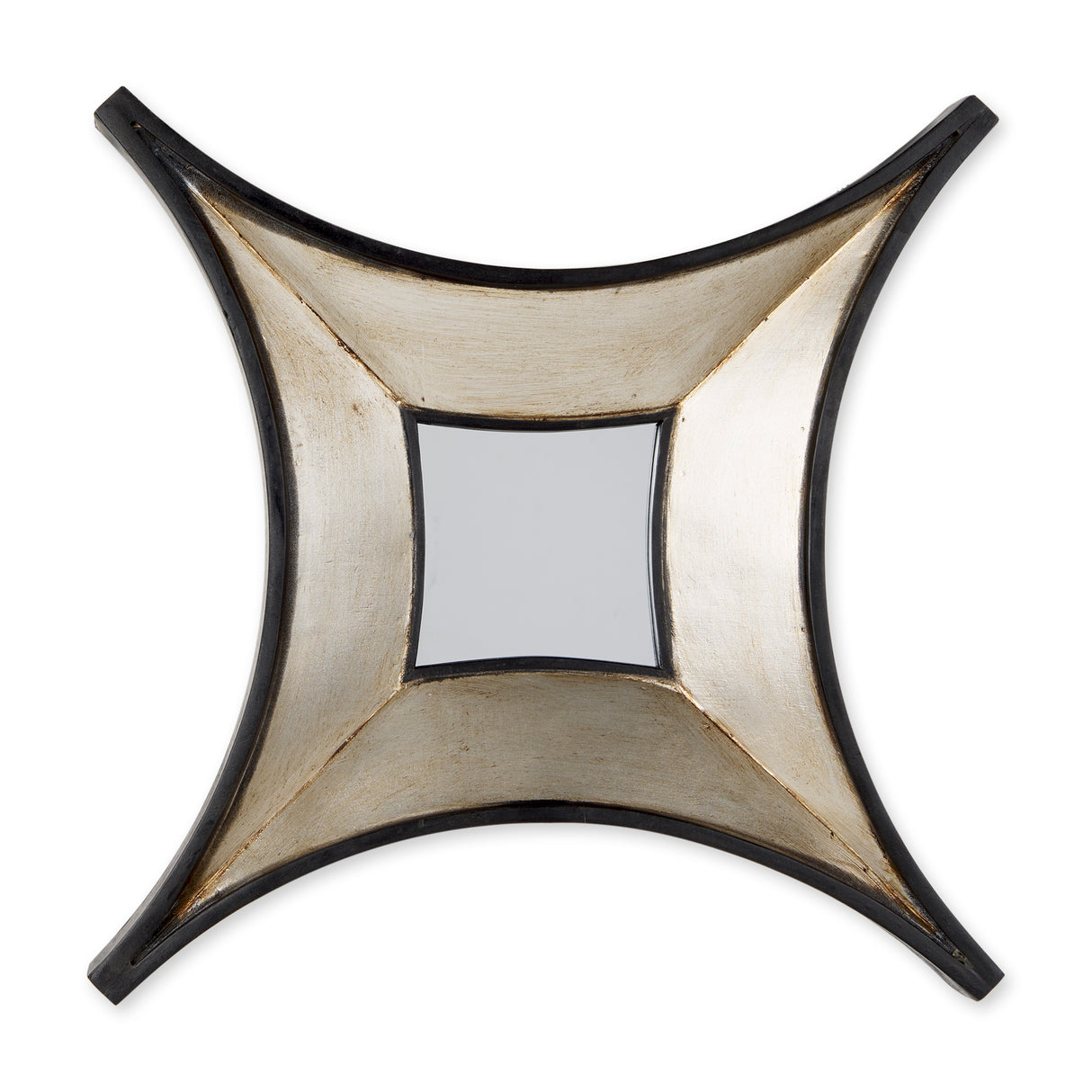 Ovallas 17L x 17H Star Champagne Wood Frame Mirror from Mercana - Luna Furniture