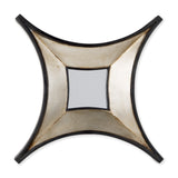 Ovallas 17L x 17H Star Champagne Wood Frame Mirror from Mercana - Luna Furniture