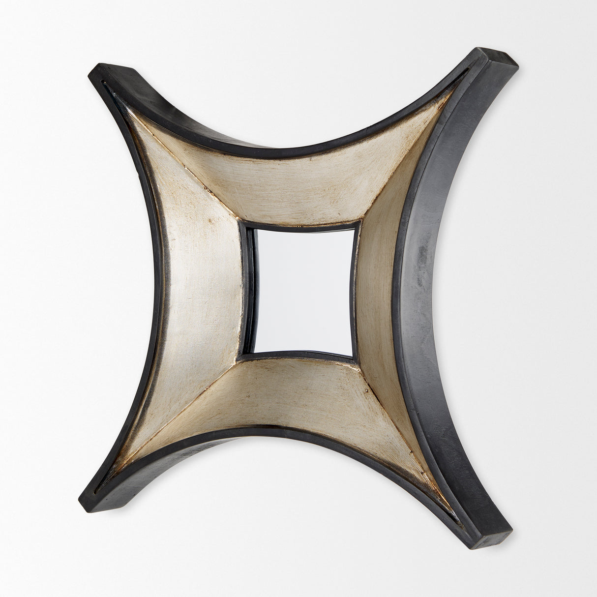 Ovallas 17L x 17H Star Champagne Wood Frame Mirror from Mercana - Luna Furniture
